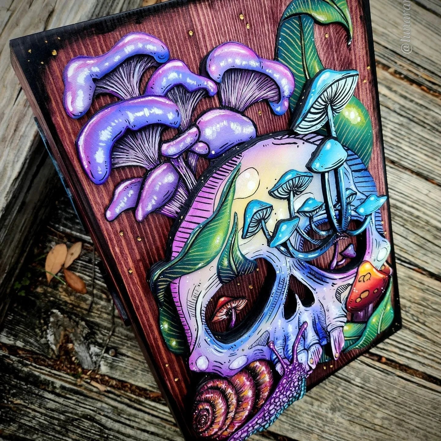 2023 Architecturm Skull and Nature Hidden Key Box