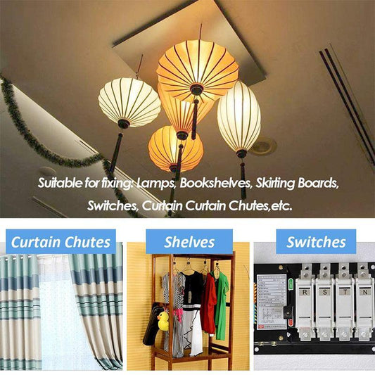 Self-Drilling Drywall Anchor with Screw Kit Universal Anchor Bolts