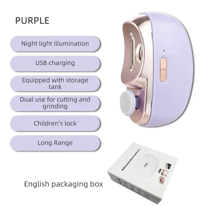đ Hot Saleđ„3 in 1 Automatic Electric Nail Clipper with PolishingăSafe and Convenientă