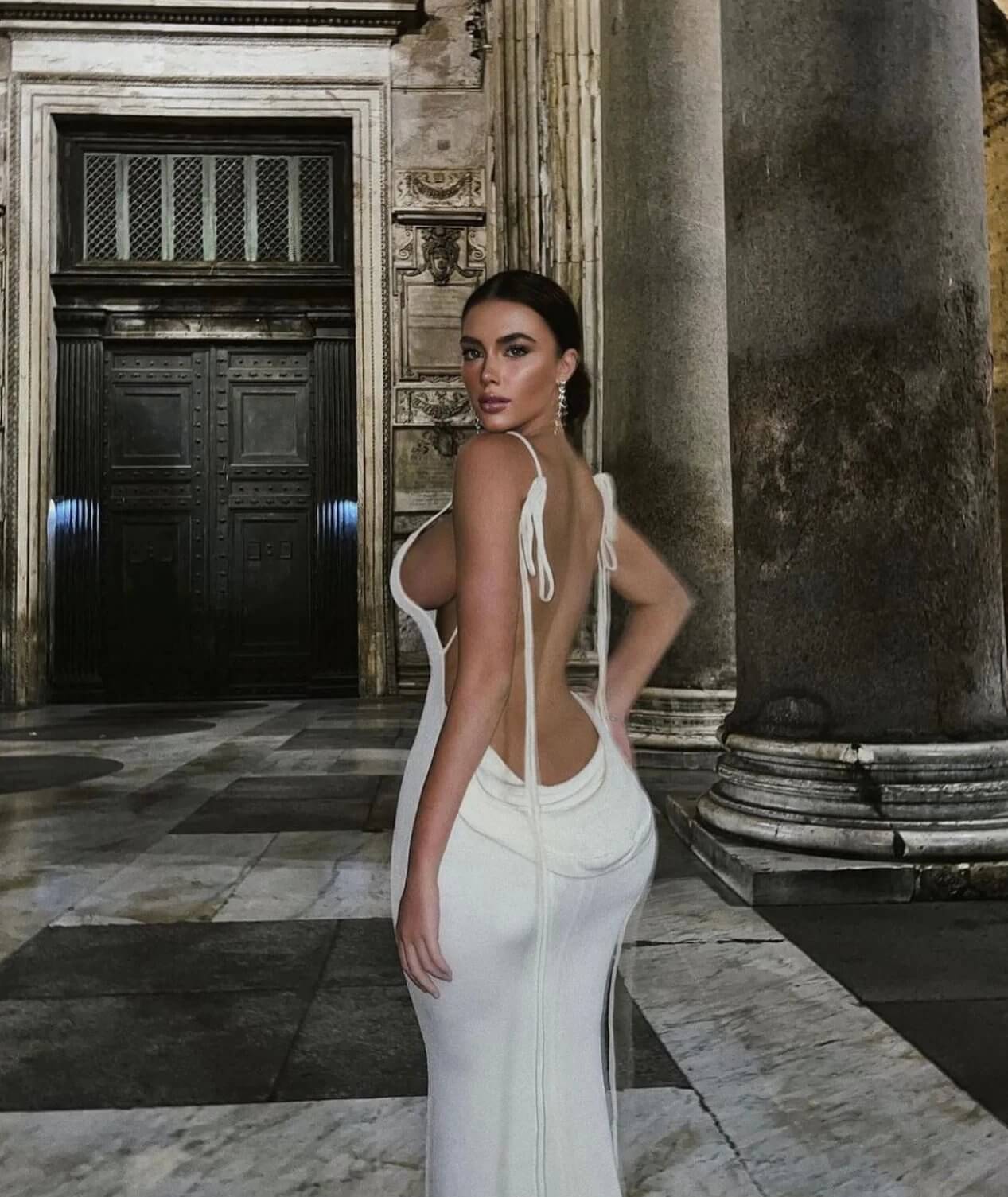 Backless Maxi Dress Buy 2 Automatic 10% Off & Free Shipping