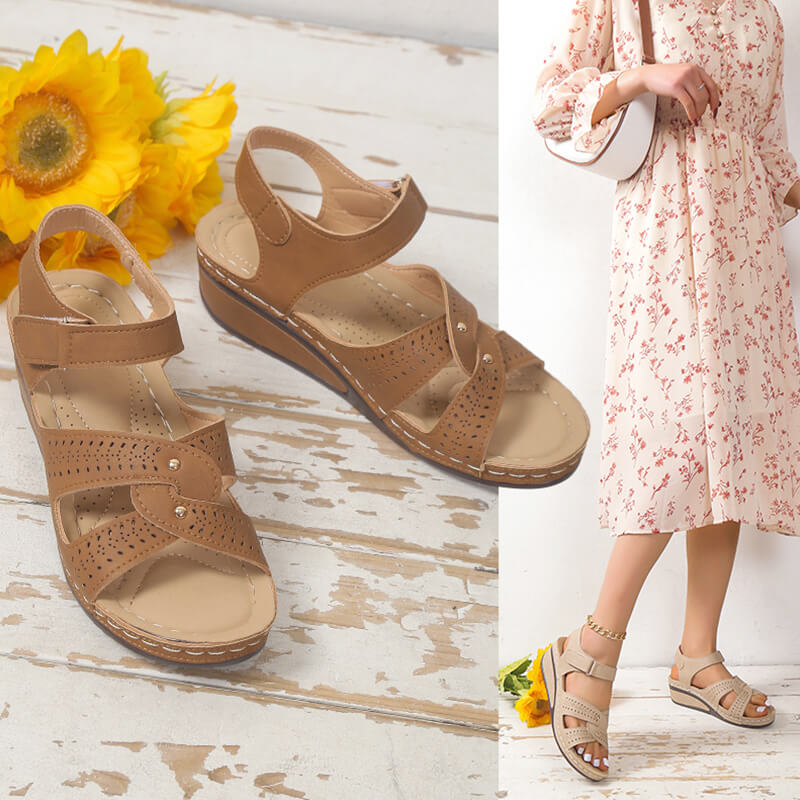 💟Women Comfy Orthotic Block-Heel Sandals🌸Buy 2 get 10% Off Extra Auto & Free Shipping🌸