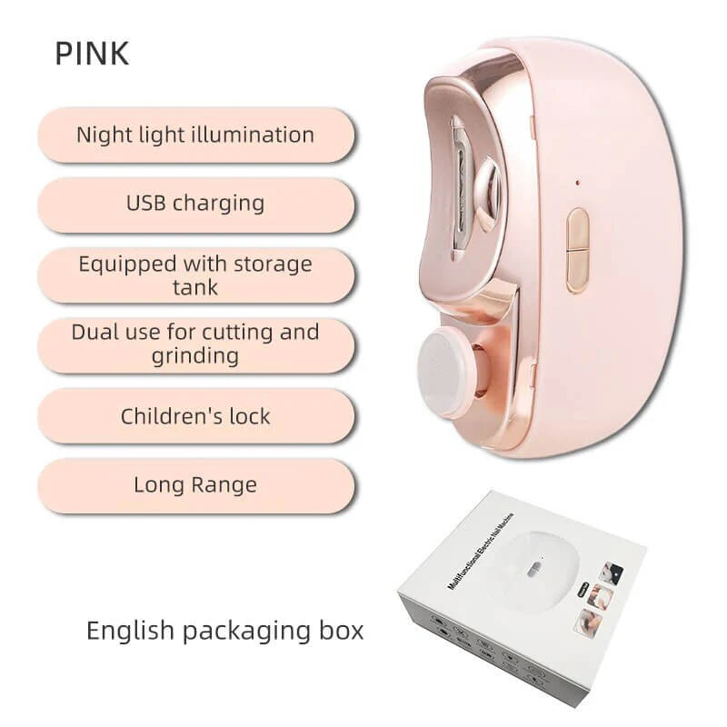 đ Hot Saleđ„3 in 1 Automatic Electric Nail Clipper with PolishingăSafe and Convenientă