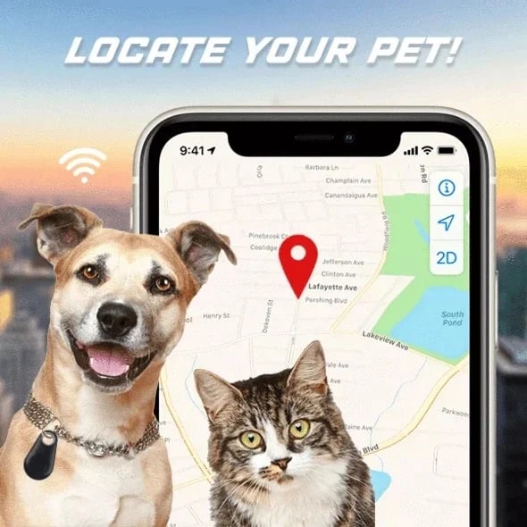 Hot Sale 49% OFF Bluetooth and GPS Pet Wireless Tracker