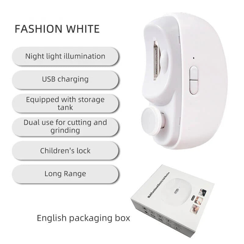 đ Hot Saleđ„3 in 1 Automatic Electric Nail Clipper with PolishingăSafe and Convenientă
