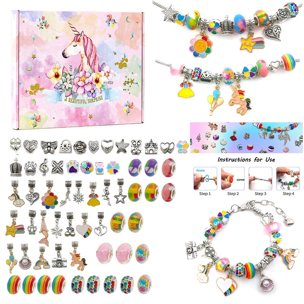 FREE SHIPPING DIY Gorgeous Bracelet Set - the Best Gift for Children