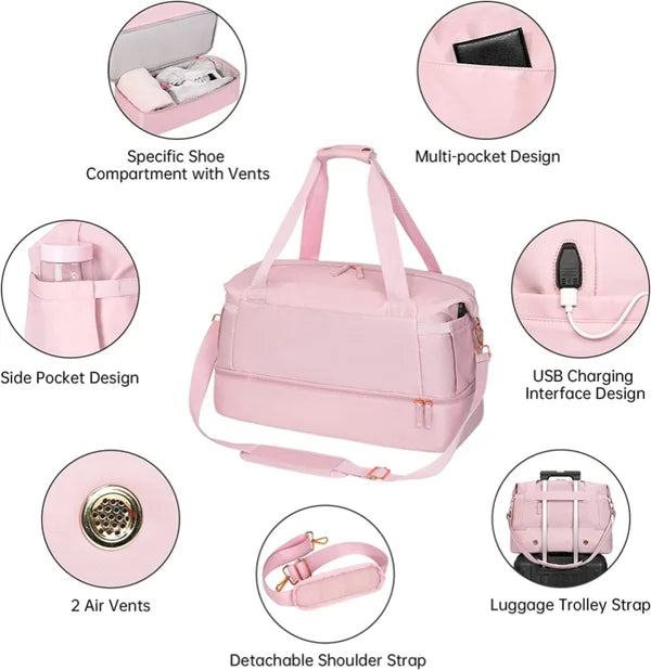 Christmas promotion 40% off Multifunctional Gym Duffel Bag