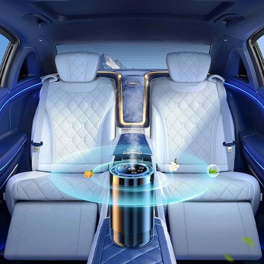 🚗Smart Car Diffuser Set with Light & Spray Modes🔥