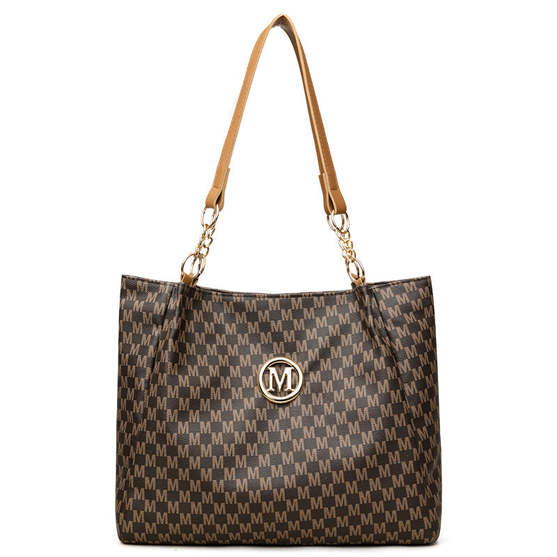 Women's Vintage Shoulder Tote Large Capacity, Lightweight & Stylish!