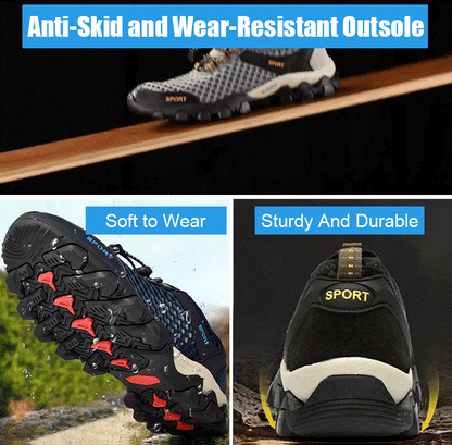 Begrenzte Zeit 49 % Rabatt Wasserdichte, lssige, atmungsaktive Outdoor-Schuhe Herren
