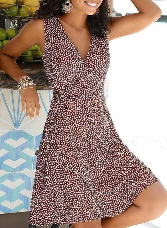 Women's New Sleeveless Casual Dress Buy 2 get 10% Off Auto & Free Shipping