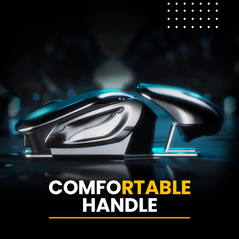 2023 New Hot Sale Wireless Ergonomics Metal Mouse