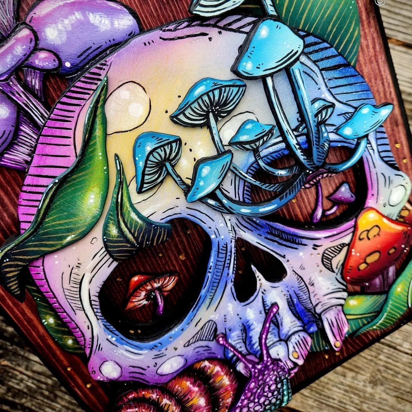 2023 Architecturm Skull and Nature Hidden Key Box