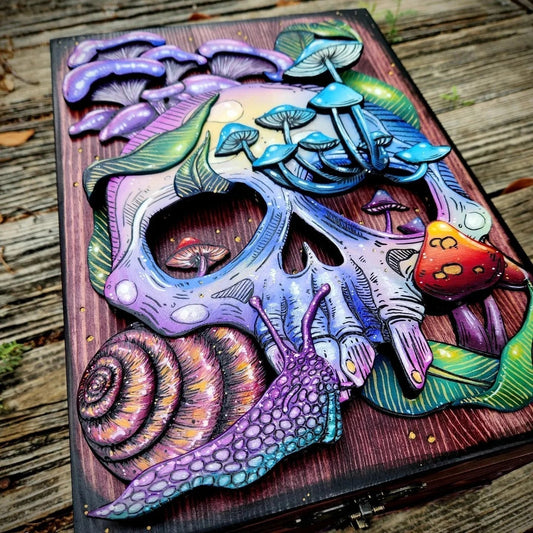 2023 Architecturm Skull and Nature Hidden Key Box