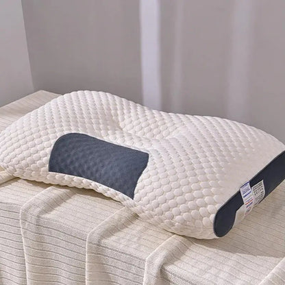 2025 Antibacterial Neck Support Sleep-Aid Massage Pillow